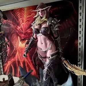 Reina del Mundo de Warcraft juego de marea GK juego mano hacer estatua modelo luminoso t - Imagen 1 de 3