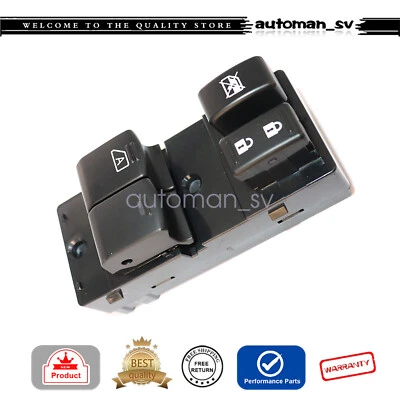 New Master Window Switch LH Left Side For 2012-2021 Nissan NV1500 NV2500 NV3500 - Изображение 1 из 4