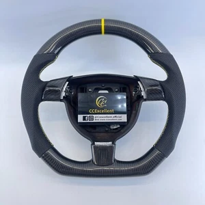 Carbon fiber Steering Wheel For Porsche 911 997 Carrera GT3 Boxster Cayman 987 - Picture 1 of 9