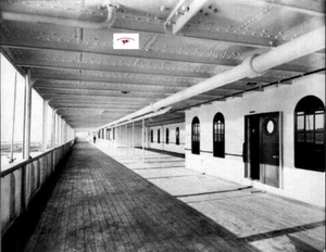 RMS TITANIC PROMENADE DECK, EXPANSIVE! PHOTO REPRINT - Picture 1 of 6