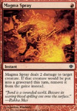 MAGMA SPRAY X4 4 4X Shards of Alara MTG Magic the Gathering Cards DJMagic
