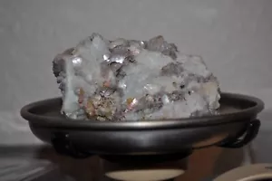 Lepidolite & Albite Specimen with tourmaline crystal huge matrix 465 grams - Picture 1 of 12