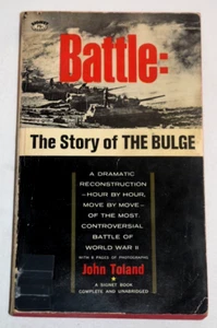 Battle: The Story of the Bulge by John Toland 1959 Signet Paperback 3rd Printing - Picture 1 of 9