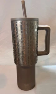 simple modern 40oz Trek Tumbler Gold Leopard - Bild 1 von 3