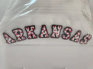 Arkansas Razorbacks 6" Logo Patch  New Iron On  - Picture 1 of 1
