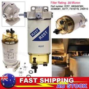 R25T 30 Micron Diesel Fuel Filter / Water Separator Assembly for 245R Series - Picture 1 of 9