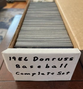 1986 Donruss Baseball Complete 660 Card Set McGriff/Canseco/Galarraga Rookies! - Picture 1 of 12