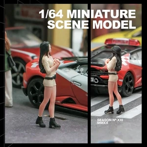1/64 Long Hair Girl Figure Model S Gauge Movie Props Fairy Garden Dioramas - Picture 1 of 6
