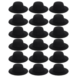 Mini sombrero de jazz de 2 unidades para muñecas niño formal tiene sombreros en miniatura - Imagen 1 de 12
