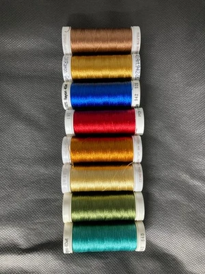 Sulky Embroidery 40 Wt. Rayon Thread 250 yd Spools - Lot of 8 spools - Image 1 of 4