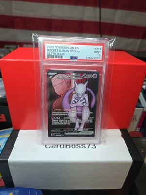 🔥  PSA 9 @ Team Rocket's Mewtwo ex 213/182 Sv10: Destined Rivals Holo - Image 1 of 4