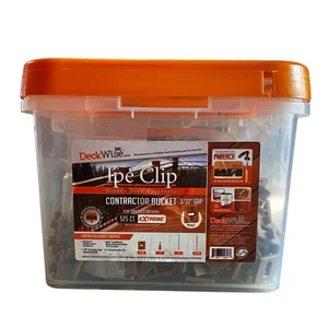 DeckWise (Brown) Ipe Clip Extreme Hidden Deck Fasteners, 3/32" Spacing FREE SHIP - Picture 1 of 3