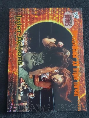 Fleer WWE Absolute Divas 2002 Interacciones Lita Jazz Trish Stratus Foto 1 de 2