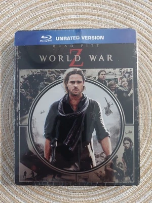 World War Z Blu-Ray Steelbook Unrated Version Brad Pitt Brand New Sealed - Image 1 of 2