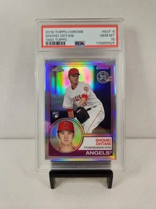 2018 Topps Chrome 1983 Topps #83T-6 Shohei Ohtani RC PSA Gem 10 Angels Dodgers - Bild 1 von 3