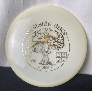 Westside Discs VIP Pine 179 grammi bianco stabile midrange disco golf 5/4/0/2 raro  - Foto 1 di 13