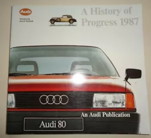 A HISTORY OF PROGRESS 1987 an Audi Publication 80 NSU Auto Union AG wankel #60 - Picture 1 of 4
