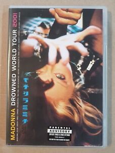 Madonna Drowned World Tour 2001 DVD PAL Live in Detroit Region 2 3 4 5 6 booklet
