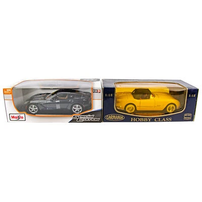 Lote de autos diecast Corvette 1/18 Maisto 2014 negro Stingray + convertible Mira 1954 Foto 1 de 4