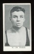 1923 Burstein Isaacs & Co. Famous Prize Fighters #46 Joe Beckett VG/EX
