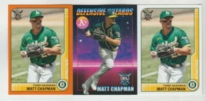 (3) DIFERENTE LOTE DE TARJETAS E INSERCIONES ATLETISMO MATT CHAPMAN 2021 TOPPS BIG LEAGUE - Imagen 1 de 1