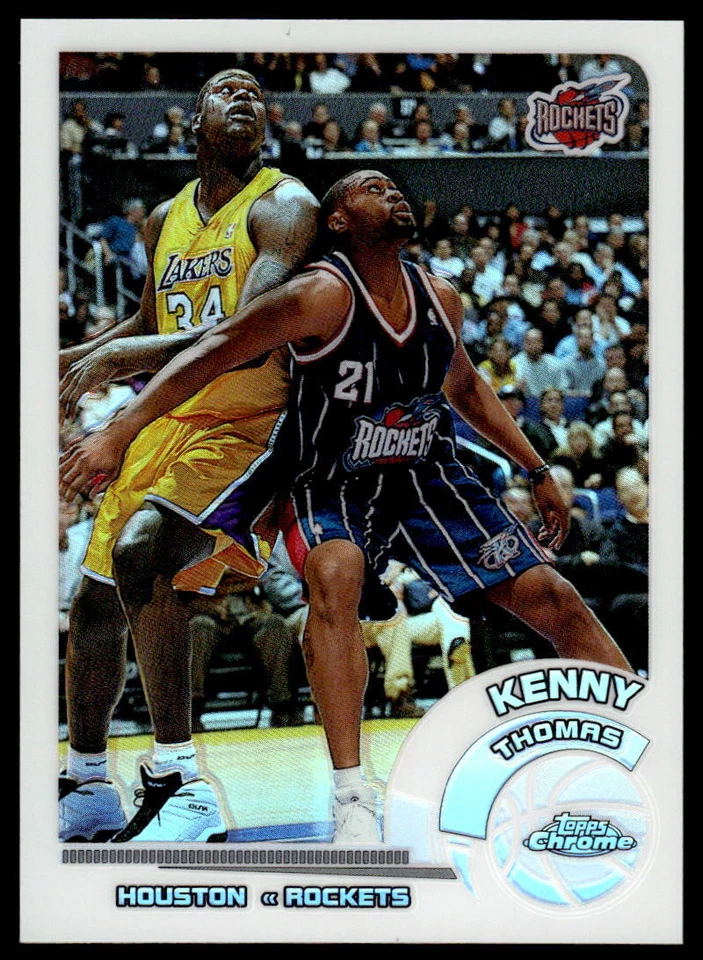 2002-03 Topps #22 Kenny Thomas Baloncesto Houston Rockets Foto 1 de 2