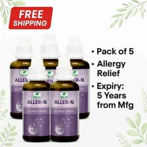 New Life Aller-N Drops – Pack of 5 | Allergy Relief | 5 x 30ml | Free Shipping - Picture 1 of 4