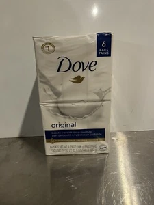 Free Shipping! Dove Original Deep Moisturizing Beauty Bar Soap, 3.75 oz (6 Bars) - Picture 1 of 2