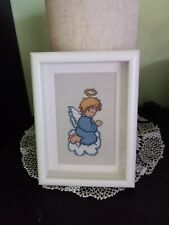 NEW GIFT Handmade Baby Shower/Mothers Day Cross Stich Angel Wall Décor