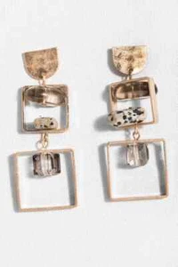 Sedona Square Earring - Picture 1 of 10