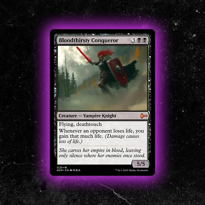 Bloodthirsty Conqueror - Custom Magic: The Gathering Card - High-Quality - Image 1 of 4