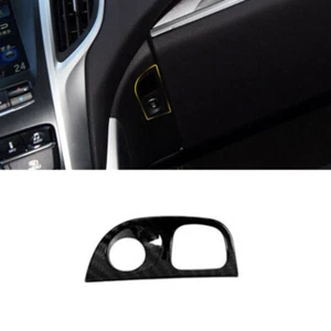 Caja de almacenamiento copiloto de fibra de carbono manija cubierta embellecedor para Acura TLX 2015-2022 - Imagen 1 de 7