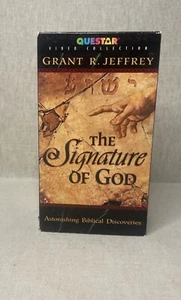 VHS Box Set Biblical The Signature Of God 2 Good Christian By Grant R. Jeffrey - Picture 1 of 3