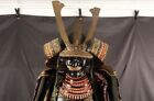 Yoroi Kabuto Samurai-Rüstung, japanisch, antik, traditionell, H 63 Zoll,...