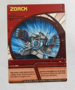Bakugan Battle Brawlers "ZOACK" Ability Card 8/8f BA403 2009 - Picture 1 of 3