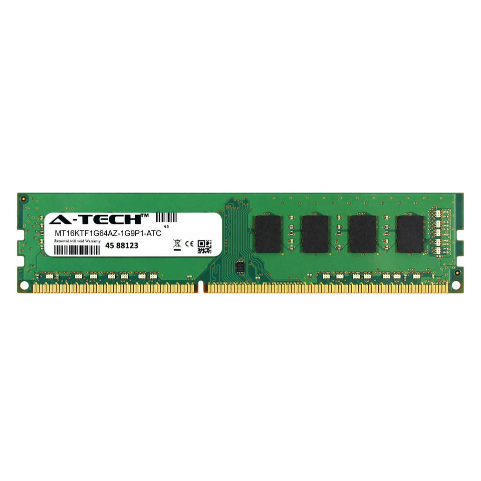 8GB DDR3 PC3-14900 DIMM (Micron MT16KTF1G64AZ-1G9P1 Equivalent) Memory RAM - Image 1 of 2