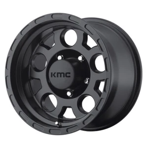 KMC KM522 Enduro Rim 15X7 6X139.7 Offset -6 Matte Black (Quantity of 1) - Picture 1 of 2