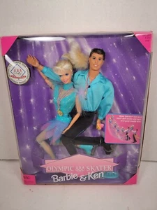 Patinadora olímpica Barbie and Ken 18726, caja fuerte en caja, Juegos Olímpicos de Nagano 1997, Mattel - Imagen 1 de 7