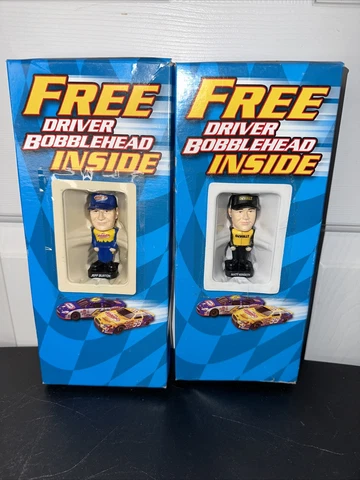 Lot of 2 Jeff Burton/Matt Kenseth Bobblehead - NASCAR Promos Roush Racing Cover