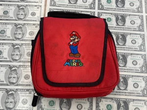 Official Red Super Mario Bag Nintendo 2DS, DS, DSi, 3DS XL Bag Large Carry Case - Picture 1 of 12