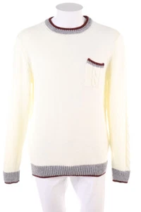 WAM DENIM Pullover Rundhals XL weiß - Bild 1 von 5