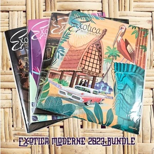 Exotica Moderne 2023 Bundle Sold Out Tiki Mag – Issues 18, 19, 20 & 21! NEW - Picture 1 of 10