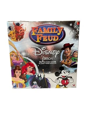 Family Feud Disney Edition Board Game Complete Family Kids Fun - Image 1 of 4