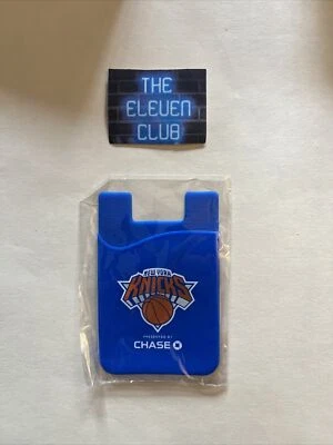 NY KNICKS 3M Silicone Phone Credit Card ID Pocket Sticker Pouch Holder Case MSG - Image 1 of 4