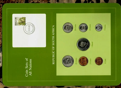 Coin Sets of All Nations South Africa UNC 1981-1983 1 Rand 1982 km115  - Image 1 of 2