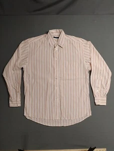 Burberry London Hemd Herren Medium Orange Gestreift Knopfleiste EUC 👌 - Bild 1 von 12