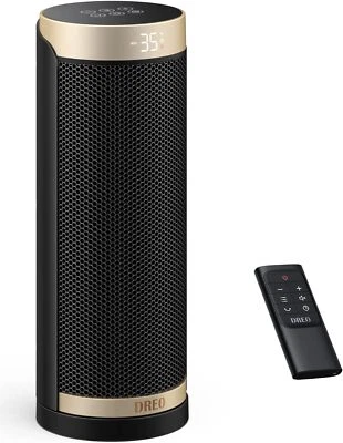 Dreo Heizlüfter Energiesparend PTC Keramik Heizlüfte Leise 70° Oszillierend