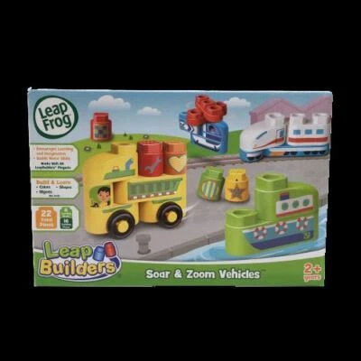 Leap Frog Leap Builders Soar and Zoom Vehicles Build and Learn Block Set NEW - Image 1 of 4