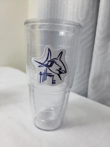 Guy Harvey Embroidered SharkTervis Tumbler Ocean Fish 24oz Cup Travel Nautical - Picture 1 of 9
