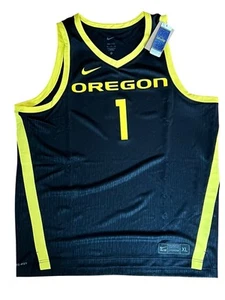 Nike Oregon Ducks Elite Basketball Jersey Black Men’s XL CZ6583 - Picture 1 of 4